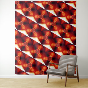 Attrape-rêve Plume de Feu Rouge 9 Tapisserie
