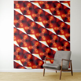 Attrape-rêve Plume de Feu Rouge 9 Tapisserie