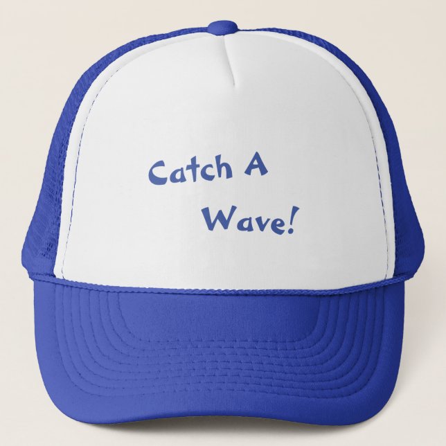 Attraper Un Casquette Bleu Vague (Devant)