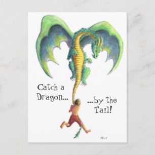 Attraper une carte postale Dragon