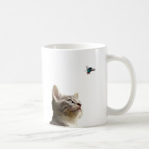 Attrapez ce chat Fly Kitty ! Café Mug