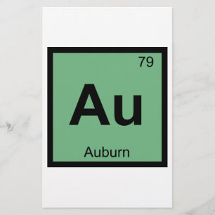 Au - Auburn Maine Chimie Symbole du tableau périod