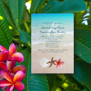 Au bord de la mer Tropical Destination Invitations