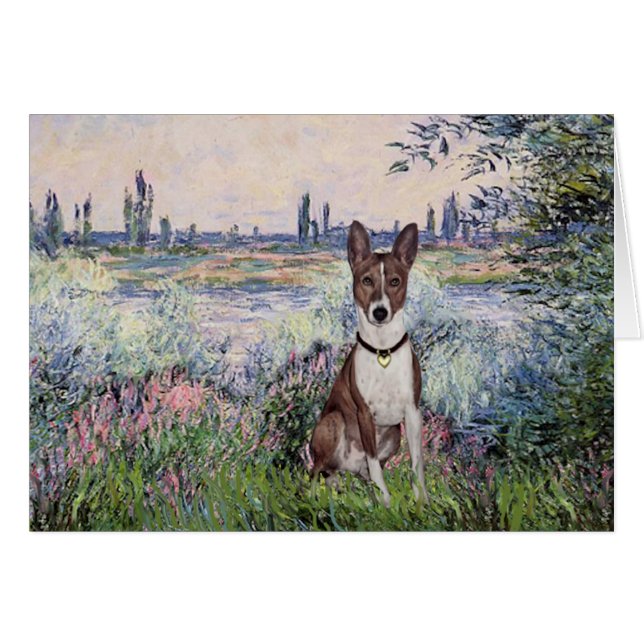 Au bord de la Seine - Basenji (Devant horizontal)