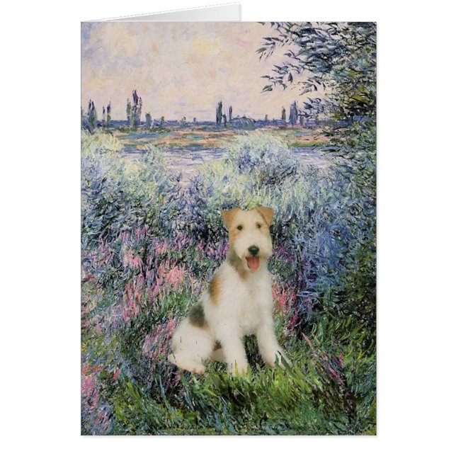 Au bord de la Seine - Fox Terrier à poil dur (M) (Devant)