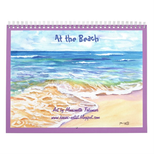 Au calendrier Hawaiian Kauai Beach (Protection)