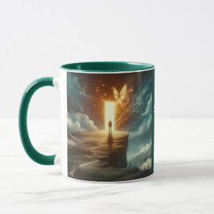 Au-delà de la solitude : Mug de café de porte écla