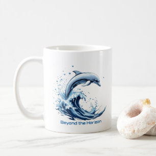 Au-delà de l'horizon - Mug Dauphin Wave