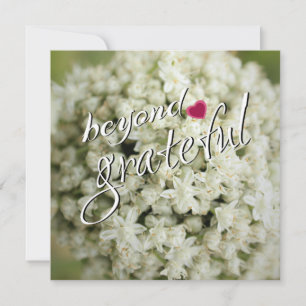 Au-delà Grateful Flat Merci Cartes