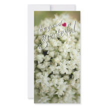 Au-delà Grateful Tall Flat Merci Cartes