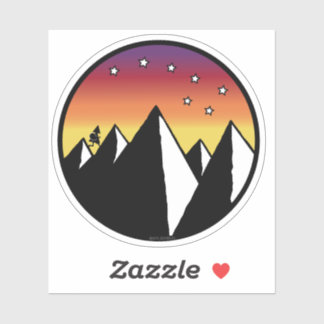 Au-dessus de la colline - Sticker