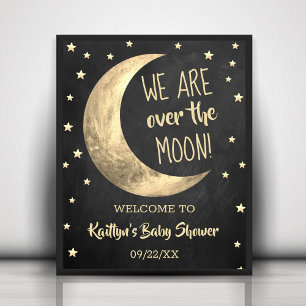 Au-Dessus De La Lune AFFICHE DE BIENVENUE BABY S