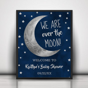 Au-Dessus De La Lune   AFFICHE DE BIENVENUE BABY S