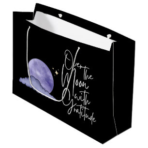 Au-Dessus De La Lune Avec Sac Cadeau Gratitude