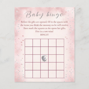 Au-Dessus De La Lune Fille Baby shower Jeu Baby Bi