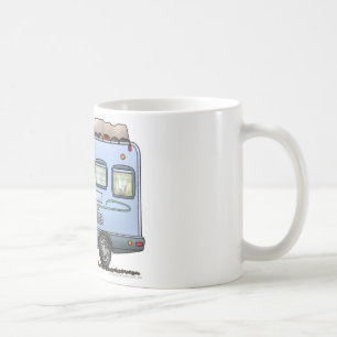 Au-dessus de la tasse de campeur de cabine