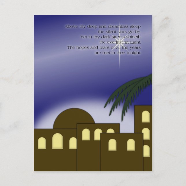 "Au-dessus de ta profondeur..." Carte postale (Devant)