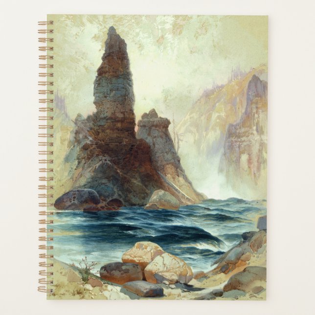 Au-dessus de Tower Falls, Moran, 1872 (Devant)