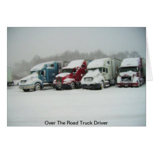 Au-dessus du conducteur de camion routier