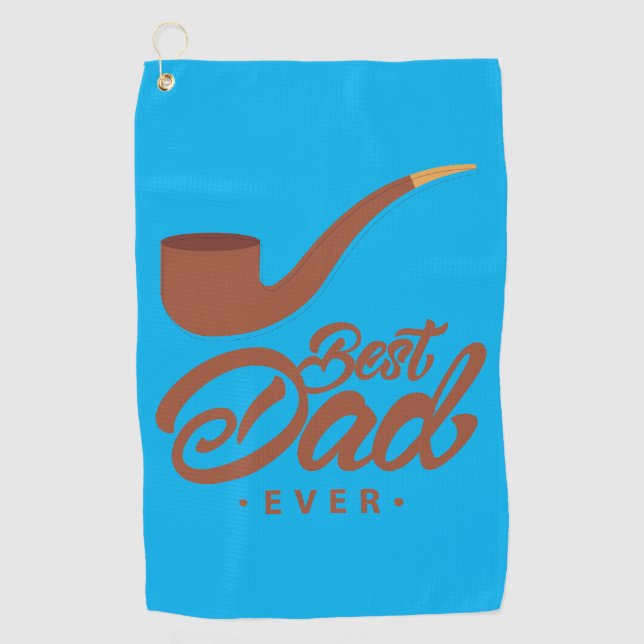 Au fond ! Meilleure serviette de golf papa sur le  (Devant)
