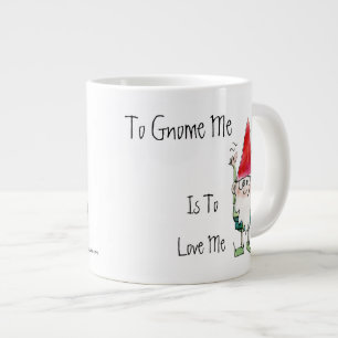 Au gnome je doit m'aimer tasse de bande dessinée