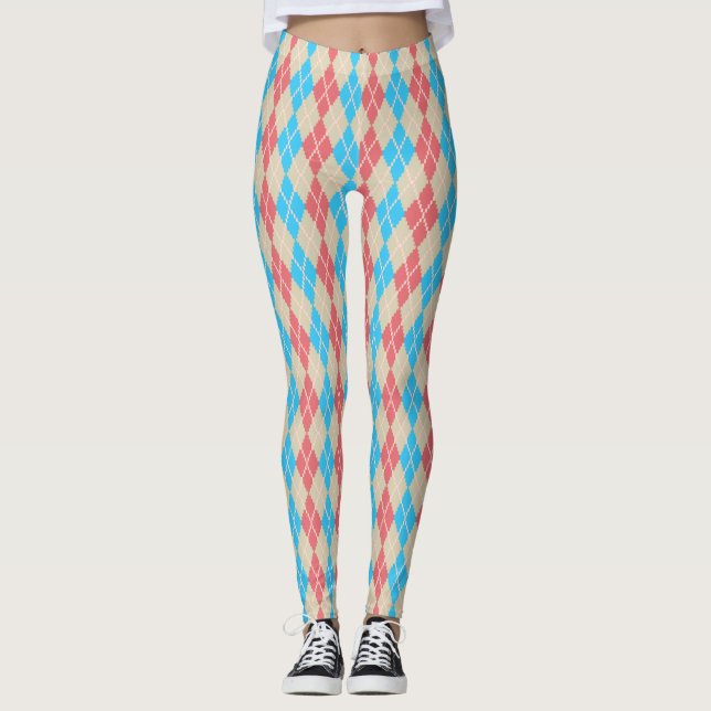 Au Jacquard de plage Leggings (Devant)