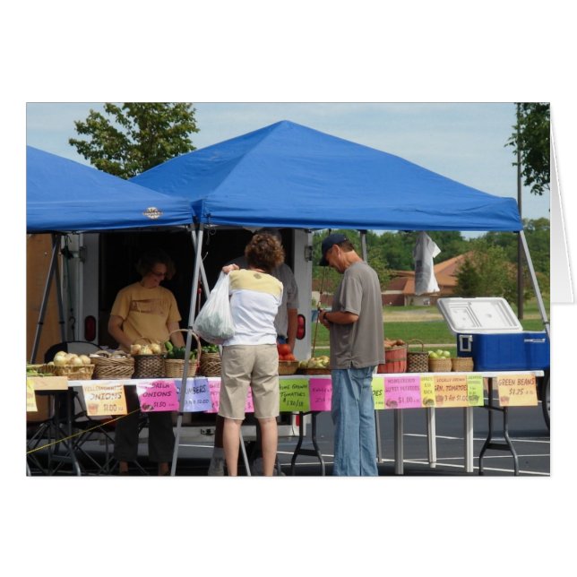 Au marché des fermiers (Devant horizontal)