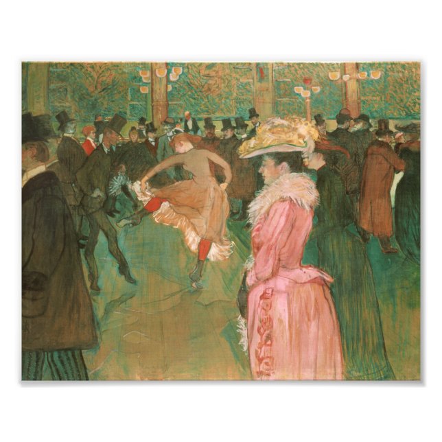 Au Moulin Rouge par Toulouse-Lautrec - Poster (Devant)