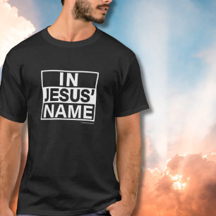 Au Nom De Jésus T-shirt Personnalisé