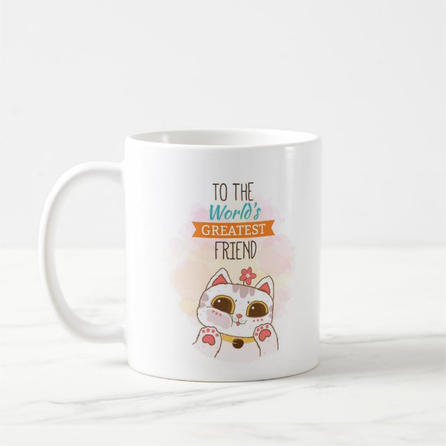 au plus grand ami mug (Gauche)