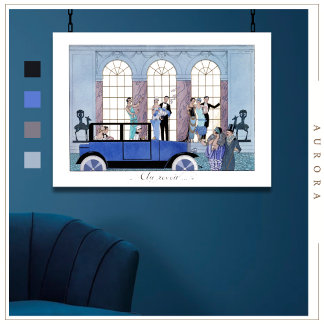 Au Revoir 1920 par George Barbier Poster