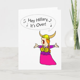 Au revoir carte de Hillary