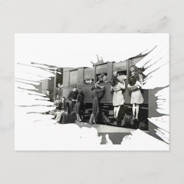 Au revoir Kiss | Carte postale (Devant)