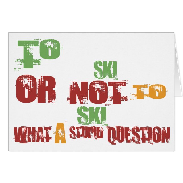 Au ski (Devant horizontal)