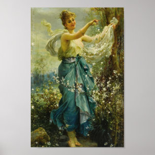 Aube de Hans Zatzka - affiche
