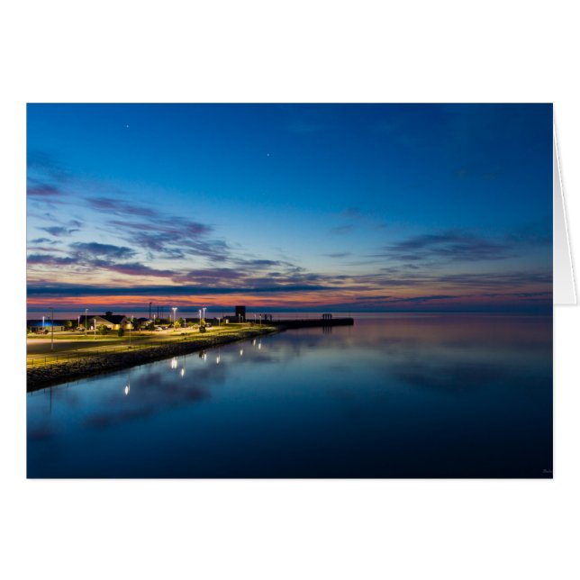 Aube de la ville de Mackinaw (Devant Horizontal)