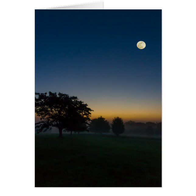 Aube D'Été Avec Lune (Devant)