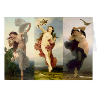 Aube, jour, crépuscule - Bouguereau