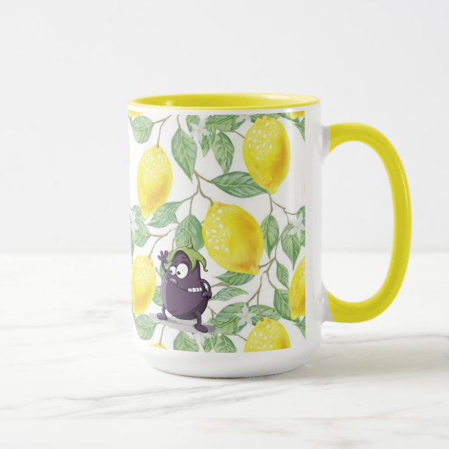 Aubergine perdue dans un citronnier Mug combo de 1 (Droite)