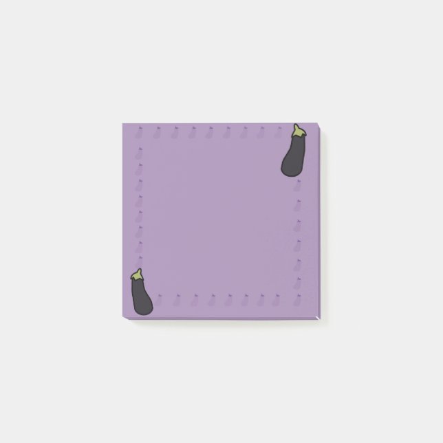 Aubergine Post-it Notes (Devant)