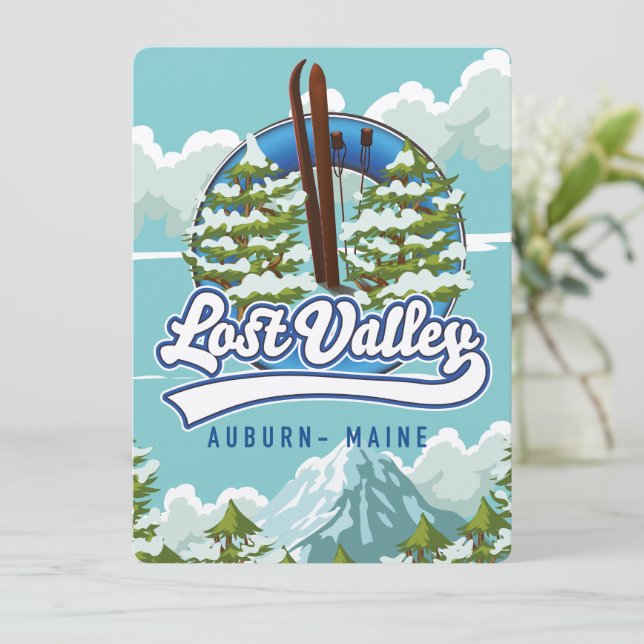 Auburn, Maine, Lost valley ski (Debout devant)