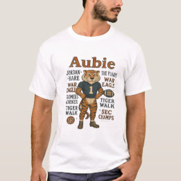 Auburn Tigers Aubie Mascot T-Shirt - Aubur Vintage