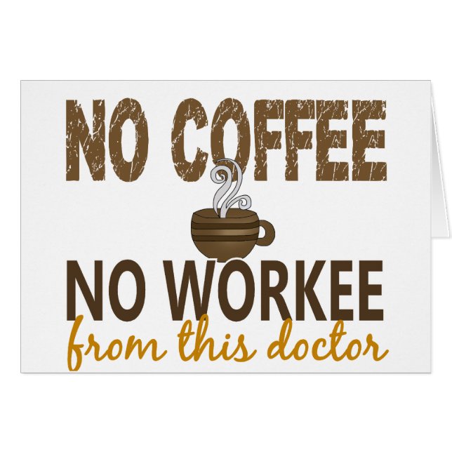 Aucun café aucun docteur de Workee (Devant horizontal)