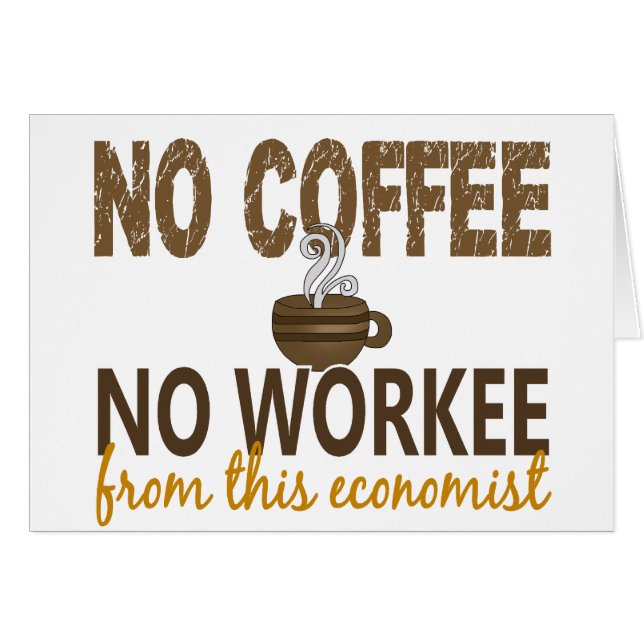 Aucun café aucun économiste de Workee (Devant horizontal)