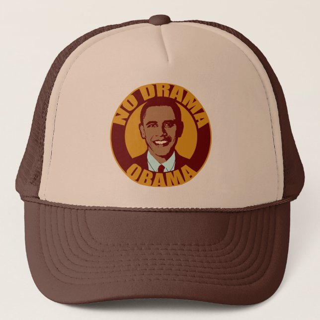 Aucun casquette de camionneur d'Obama de drame (Devant)
