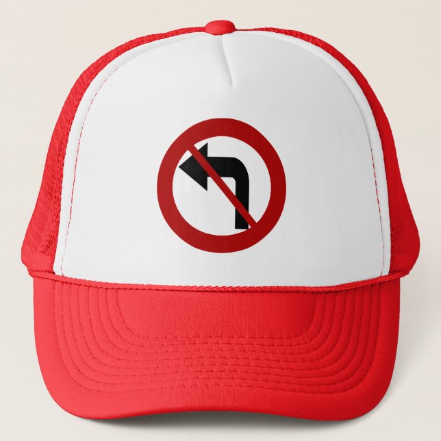 Aucun casquette de virage à gauche (Devant)