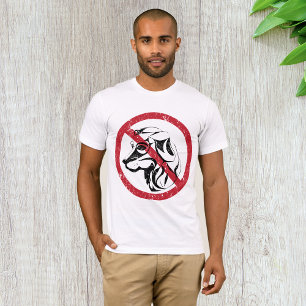 Aucun Chien Autorisé Homme T-Shirt