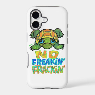 Aucun coque iphone de tortue de Fracking