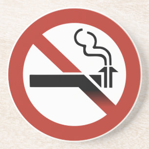 Aucun Dessous de verre de grès Logo Subduit