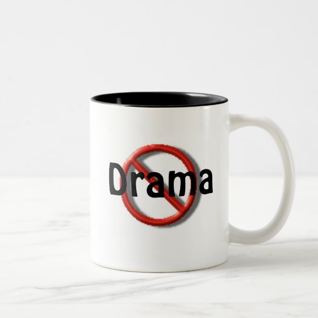 Aucun drame aucune tasse de pleurnicherie (Droit)